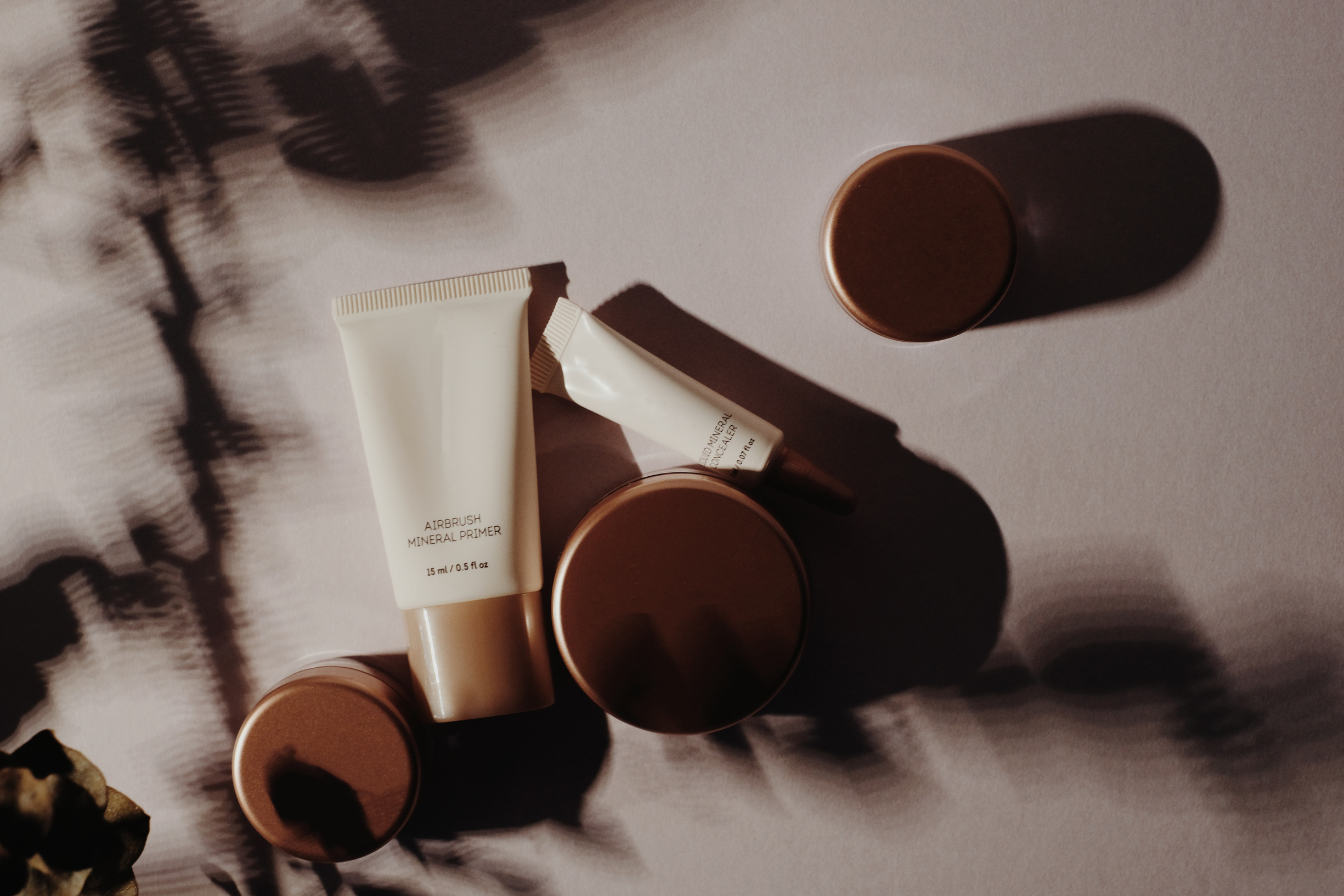 Variety of beauty products